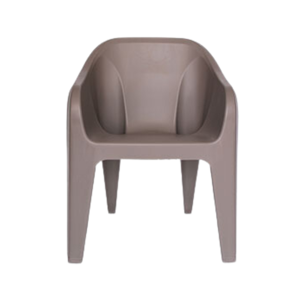 Silla para restaurante Asiento respaldo y patas De una sola pieza en polipropileno de alta resistencia y duración Aura Muebles modelo ELEFANTE