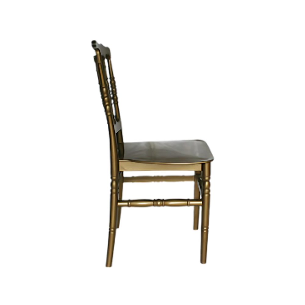 Silla para restaurante con respaldo asiento y patas de una sola pieza en polipropileno de alta resistencia y duración para la intemperie resistente a los rayos ultravioleta (UV) y al ambiente salino Aura Muebles modelo VERSALLES