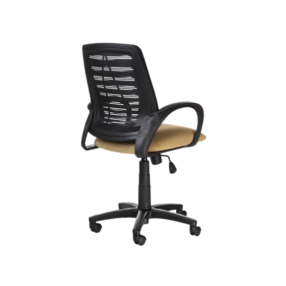 Encuentra la silla secretarial ARIES perfecta para tu oficina en Aura Muebles en Guadalajara, diseño ergonómico y ajustable para una postura cómoda y saludable.