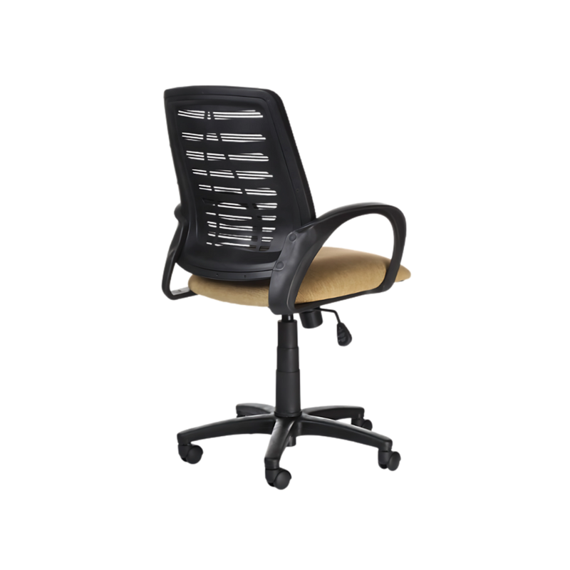 Encuentra la silla secretarial ARIES perfecta para tu oficina en Aura Muebles en Guadalajara, diseño ergonómico y ajustable para una postura cómoda y saludable.