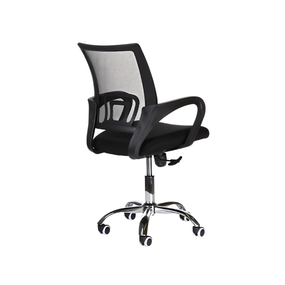 Descubre la silla secretarial ASTRA de color negro APASN de Aura Muebles. Con diseño ergonómico y materiales de alta calidad, brinda comodidad y estilo a tu oficina.