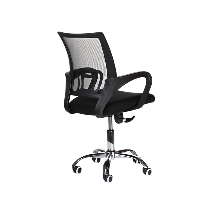 Descubre la silla secretarial ASTRA de color negro APASN de Aura Muebles. Con diseño ergonómico y materiales de alta calidad, brinda comodidad y estilo a tu oficina.