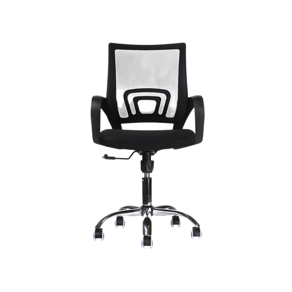 Descubre la silla secretarial ASTRA de color negro APASN de Aura Muebles. Con diseño ergonómico y materiales de alta calidad, brinda comodidad y estilo a tu oficina.