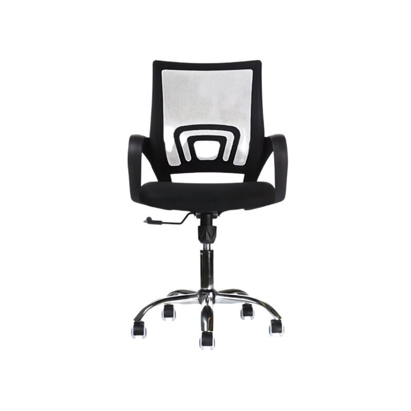 Descubre la silla secretarial ASTRA de color negro APASN de Aura Muebles. Con diseño ergonómico y materiales de alta calidad, brinda comodidad y estilo a tu oficina.