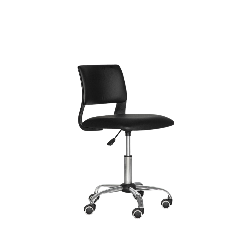 Silla secretarial Aura Muebles modelo AD-600 Plásticos en polipropileno color negro o blanco 