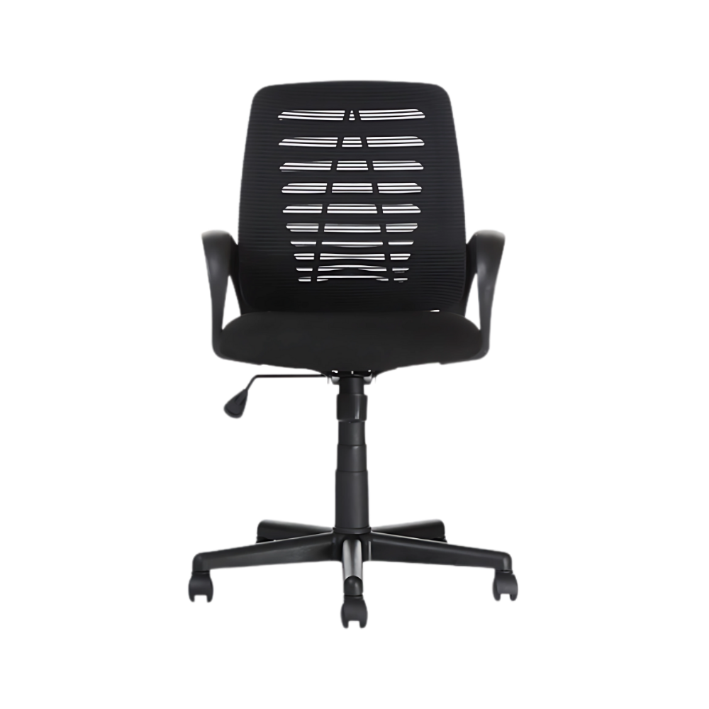 Silla secretarial ARIES ECO Aura Muebles con mecanismo Ejecutivo, ajuste de reclinación de asiento y respaldo con bloqueo, ajuste de altura de asiento neumático por palanca