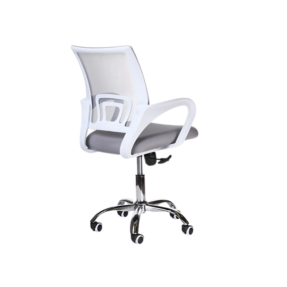 Encuentra la silla secretarial perfecta para tu espacio de trabajo en Aura Muebles. La Silla Secretarial ASTRA en color blanco APASB ofrece comodidad y soporte.