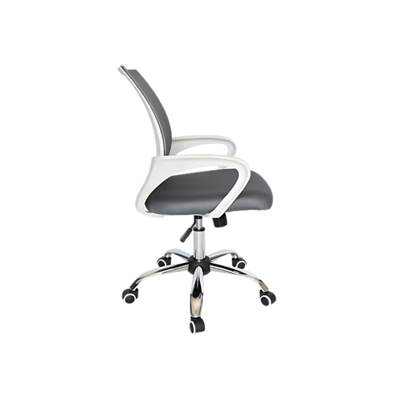 Descubre la silla secretarial ECOCHAIR en color blanca de Aura Muebles en Guadalajara. Diseñada para brindar comodidad y estilo en el trabajo.