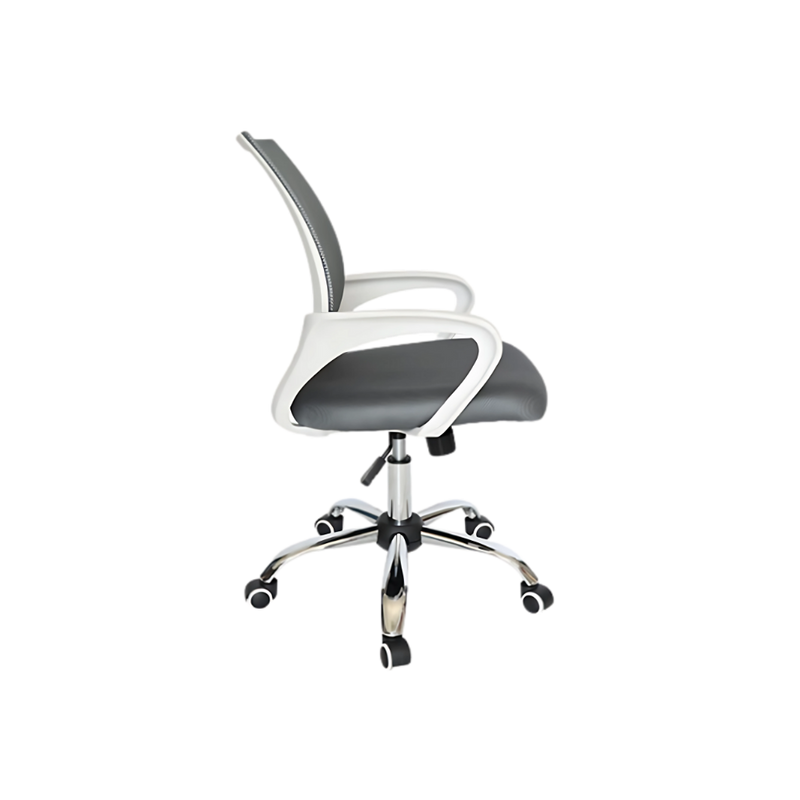 Descubre la silla secretarial ECOCHAIR en color blanca de Aura Muebles en Guadalajara. Diseñada para brindar comodidad y estilo en el trabajo.