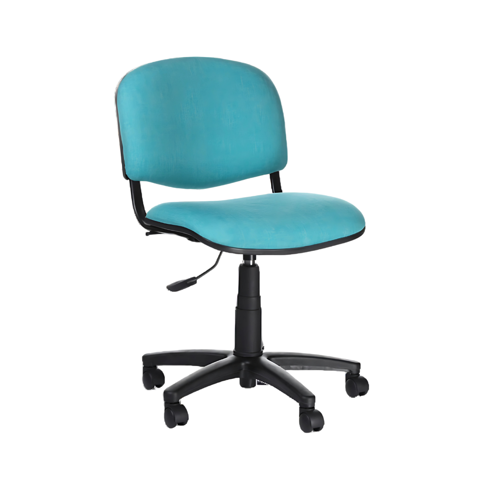 Silla secretarial ISO P Mecanismo fijo ajuste de altura de asiento neumático por palanca Aura Muebles modelo APIP