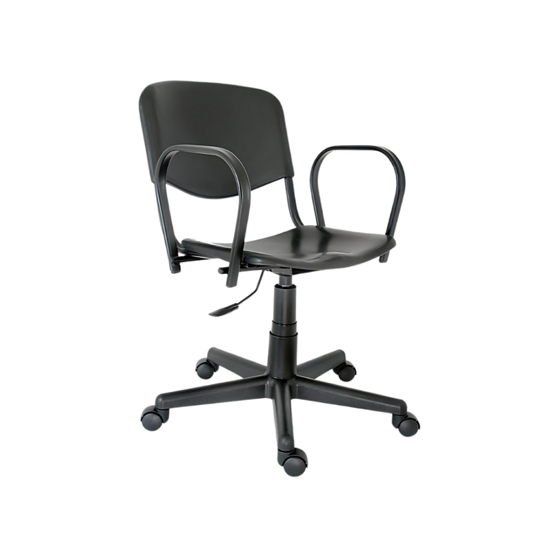 Descubre la comodidad y ergonomía de la silla secretarial ISO P ARM APIPARM de Aura Muebles en Guadalajara. Con apoyabrazos ajustables y respaldo con soporte lumbar.