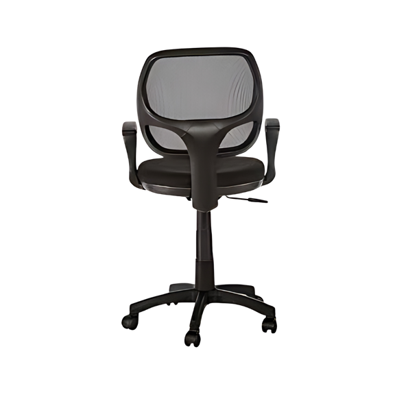 Descubre la silla secretarial M-50CB de Aura Muebles, una silla de oficina ergonómica que garantiza una postura cómoda durante todo el día.