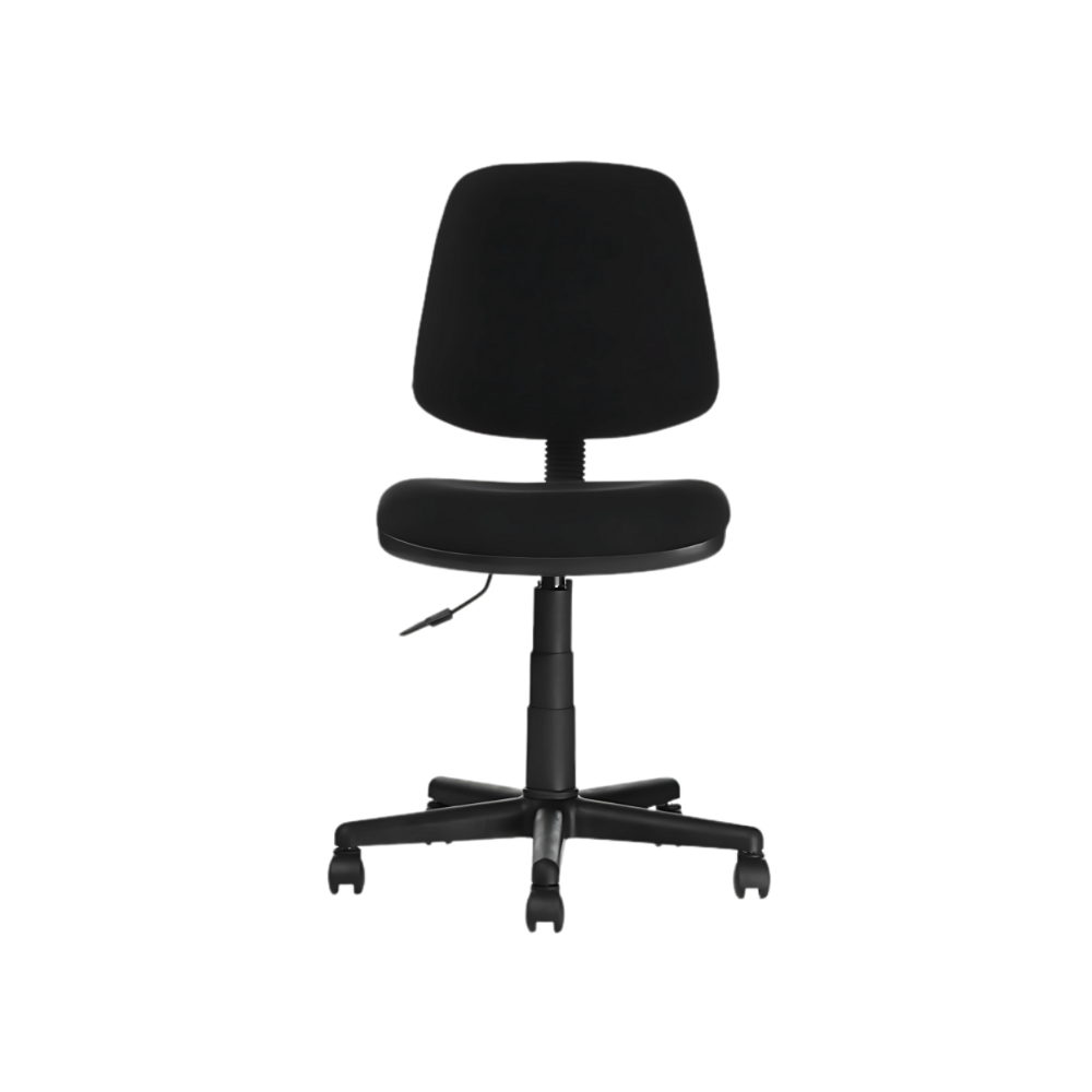 Descubre la silla secretarial METEORO B ECO de Aura Muebles, ideal para largas jornadas de trabajo. Con diseño ergonómico, respaldo ajustable y materiales ecológicos.