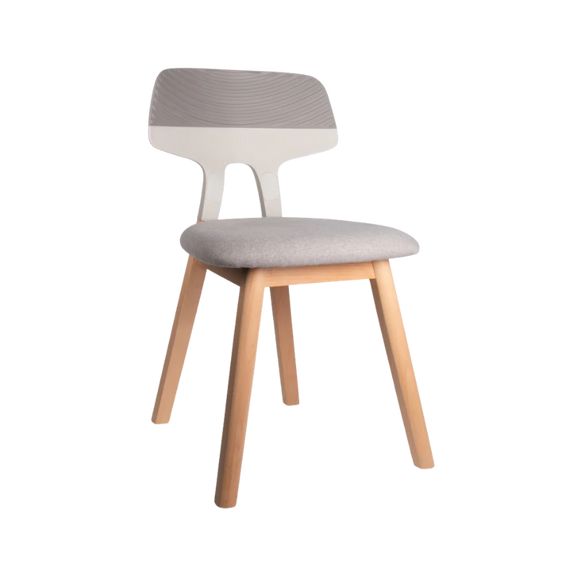 Silla moderna gris ergonómica modelo SHINE OHV-80 Aura Muebles