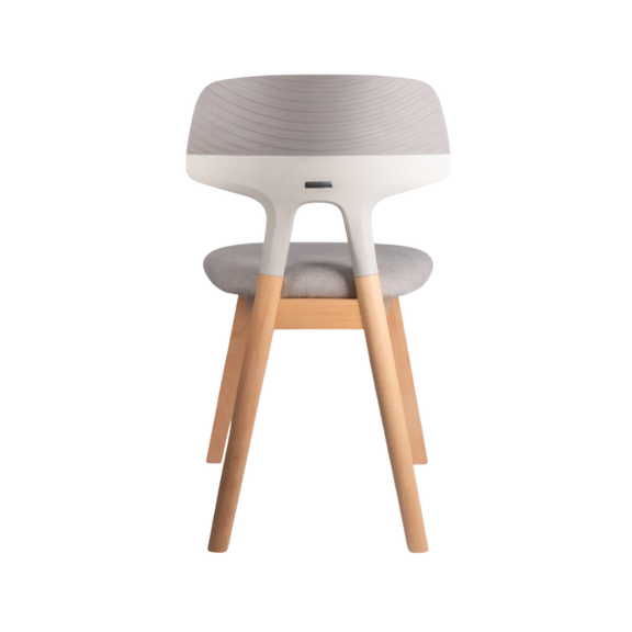 Silla moderna gris ergonómica modelo SHINE OHV-80 Aura Muebles