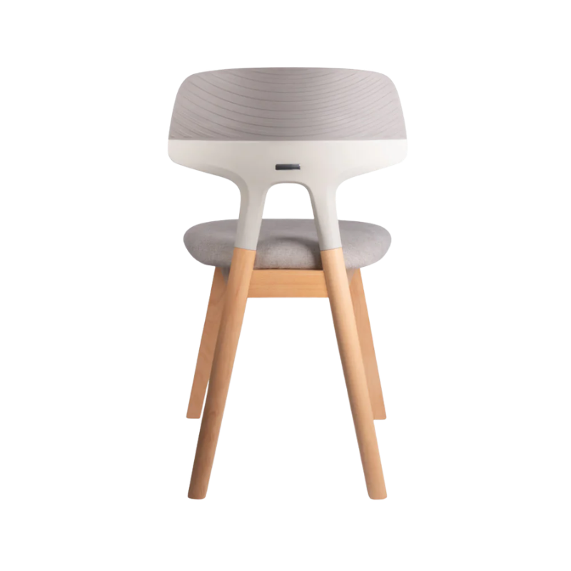 Silla moderna gris ergonómica modelo SHINE OHV-80 Aura Muebles