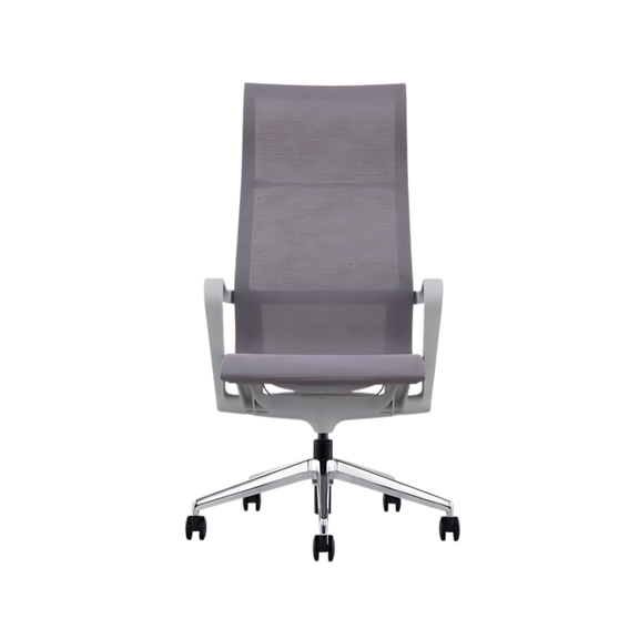 Descubre las sillas directivas EVOLUTION respaldo alto en color gris de Aura Muebles. Combina comodidad, elegancia y durabilidad para oficinas ejecutivas.