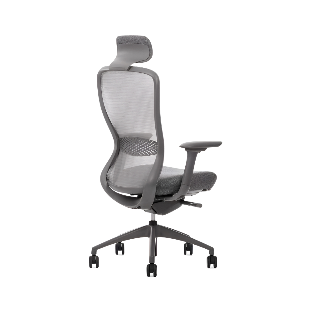 Descubre las sillas directivas modelo OMEGA RESPALDO ALTO de Aura Muebles. Diseño sofisticado y ergonómico que ofrece confort y estilo para oficinas ejecutivas.