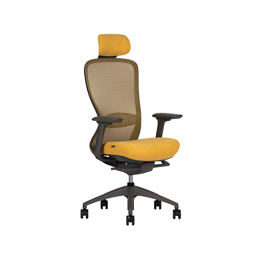 Descubre las sillas directivas modelo OMEGA RESPALDO ALTO de Aura Muebles. Diseño sofisticado y ergonómico que ofrece confort y estilo para oficinas ejecutivas.