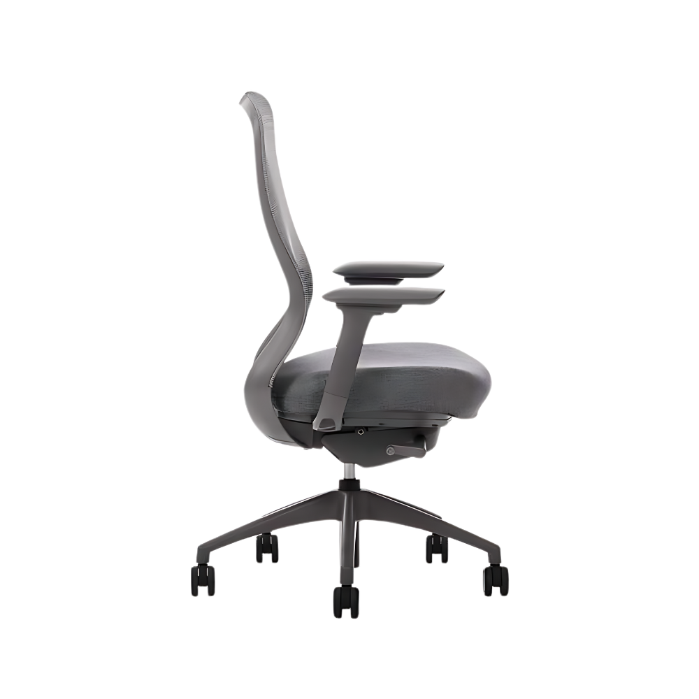 Descubre las sillas directivas modelo OMEGA RESPALDO BAJO de Aura Muebles. Combina diseño moderno y ergonomía para oficinas elegantes y funcionales.