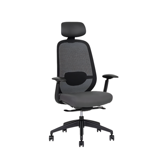 Descubre las sillas directivas modelo SPIRIT EXPRESS BLACK RESPALDO ALTO de Aura Muebles. Combina comodidad, durabilidad y estilo en tu espacio corporativo.