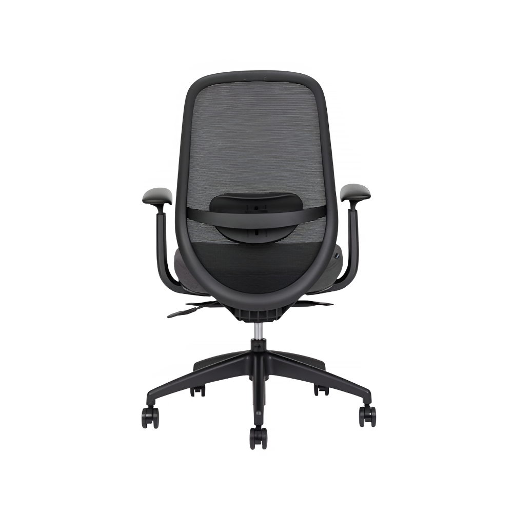 Las sillas directivas SPIRIT EXPRESS BLACK RESPALDO BAJO de Aura Muebles combinan diseño moderno y ergonomía. Ideal para áreas de recepción, salas de espera y reuniones dinámicas.