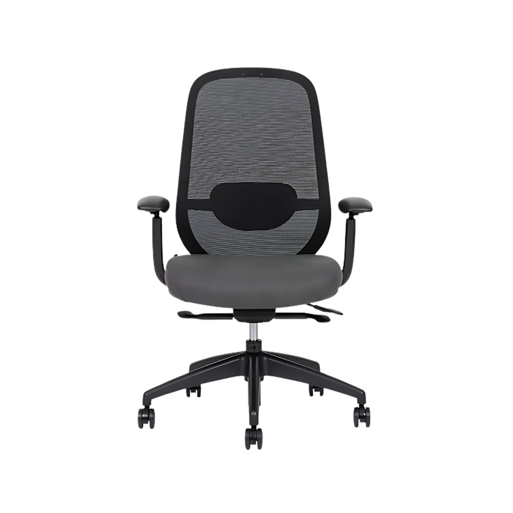 Las sillas directivas SPIRIT EXPRESS BLACK RESPALDO BAJO de Aura Muebles combinan diseño moderno y ergonomía. Ideal para áreas de recepción, salas de espera y reuniones dinámicas.