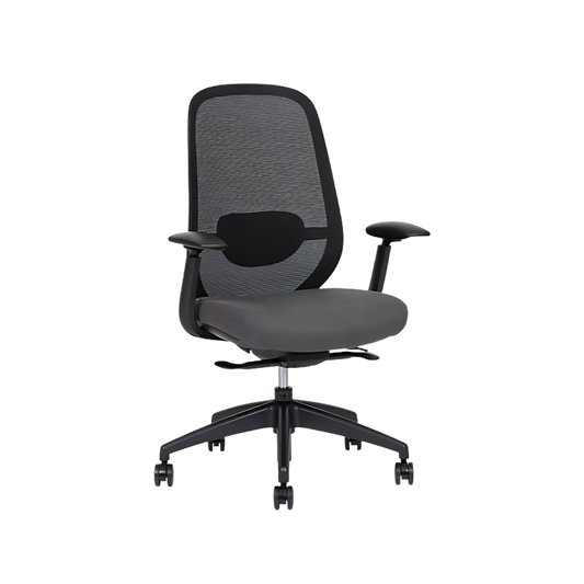 Las sillas directivas SPIRIT EXPRESS BLACK RESPALDO BAJO de Aura Muebles combinan diseño moderno y ergonomía. Ideal para áreas de recepción, salas de espera y reuniones dinámicas.