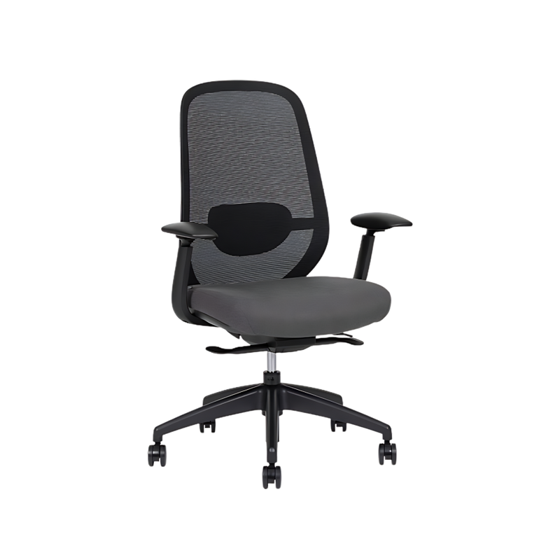 Las sillas directivas SPIRIT EXPRESS BLACK RESPALDO BAJO de Aura Muebles combinan diseño moderno y ergonomía. Ideal para áreas de recepción, salas de espera y reuniones dinámicas.