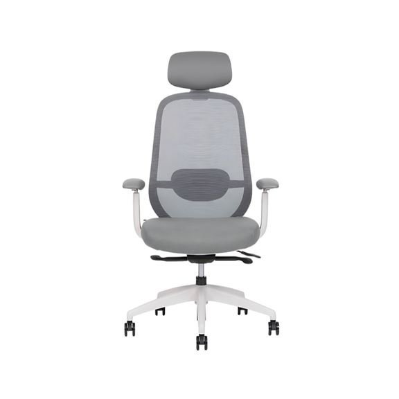 Descubre la silla de dirección SPIRIT EXPRESS WHITE RESPALDO ALTO de Aura Muebles. Sofisticado diseño ergonómico para oficinas ejecutivas y espacios modernos.