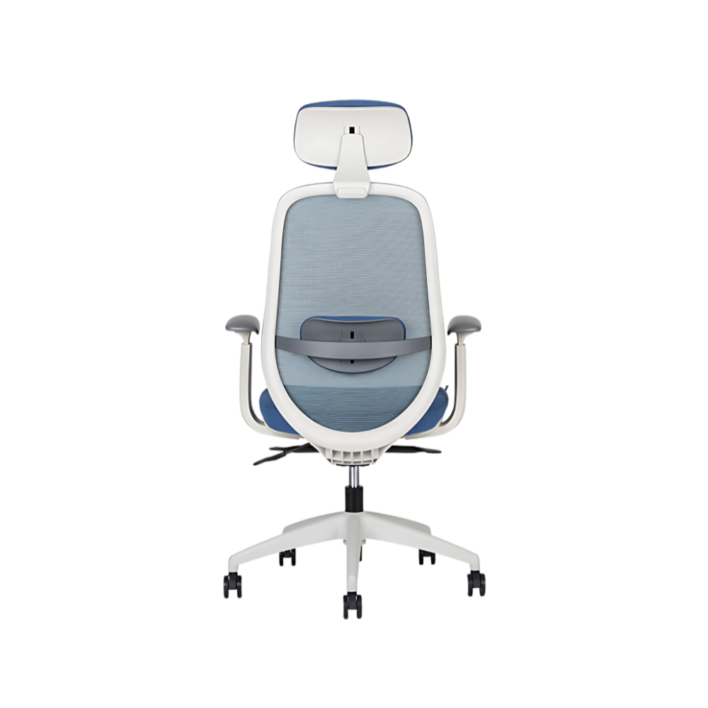 Encuentra la silla de dirección ideal para tu oficina ejecutiva en Aura Muebles. El modelo SPIRIT WHITE RESPALDO ALTO combina comodidad, estilo y durabilidad.