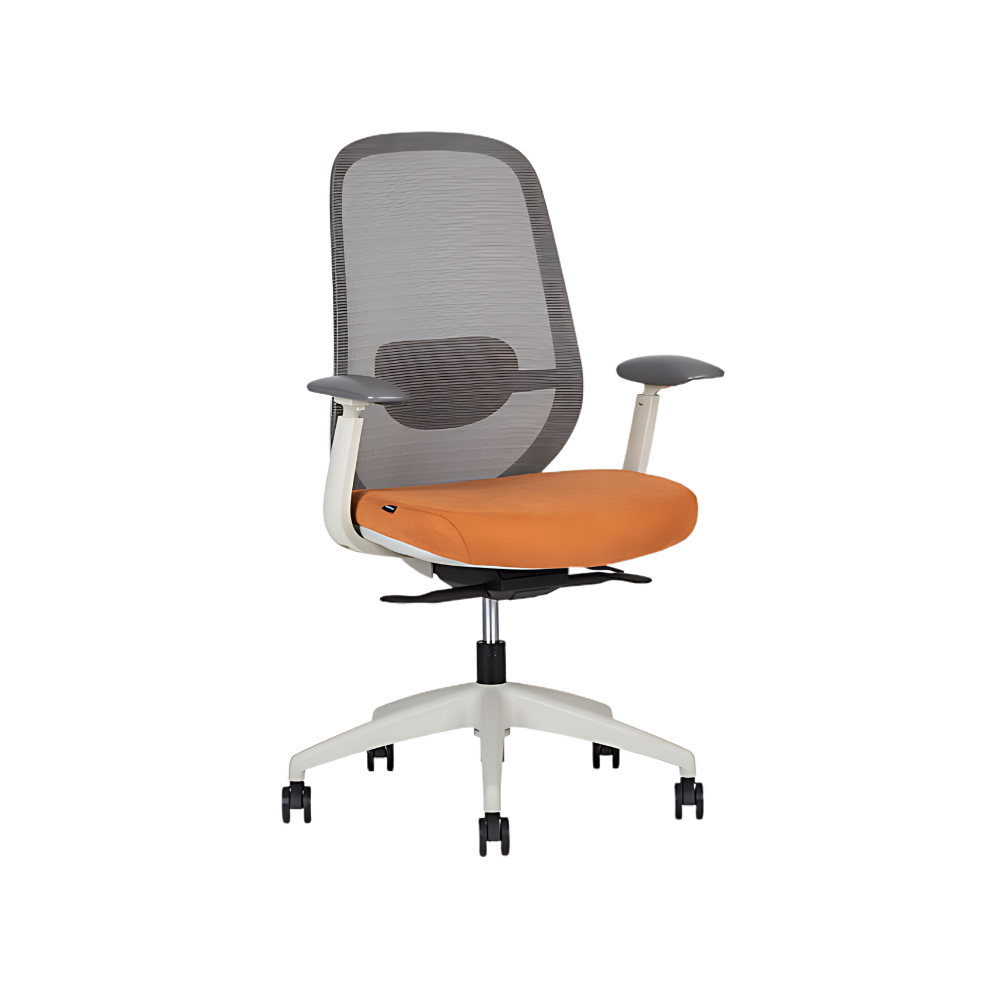 Encuentra las mejores sillas directivas modelo SPIRIT WHITE RESPALDO BAJO en Aura Muebles. Combina ergonomía y diseño moderno para oficinas ejecutivas y espacios corporativos elegantes.