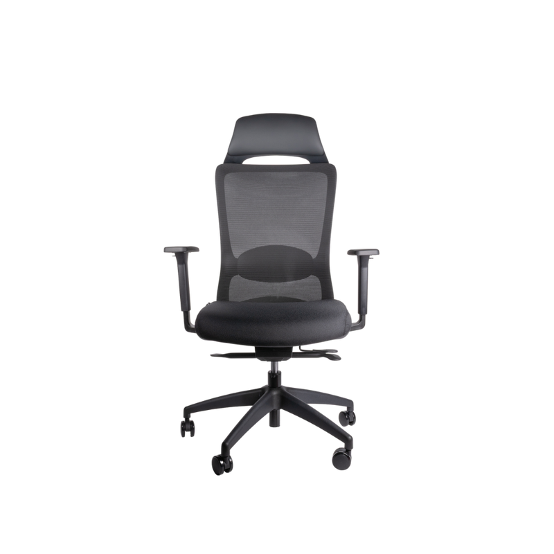 La silla ejecutiva WICKER OHE-140, está diseñada para ofrecer más comodidad y adecuar la postura para mejora su productividad. Conócela en Aura Muebles.