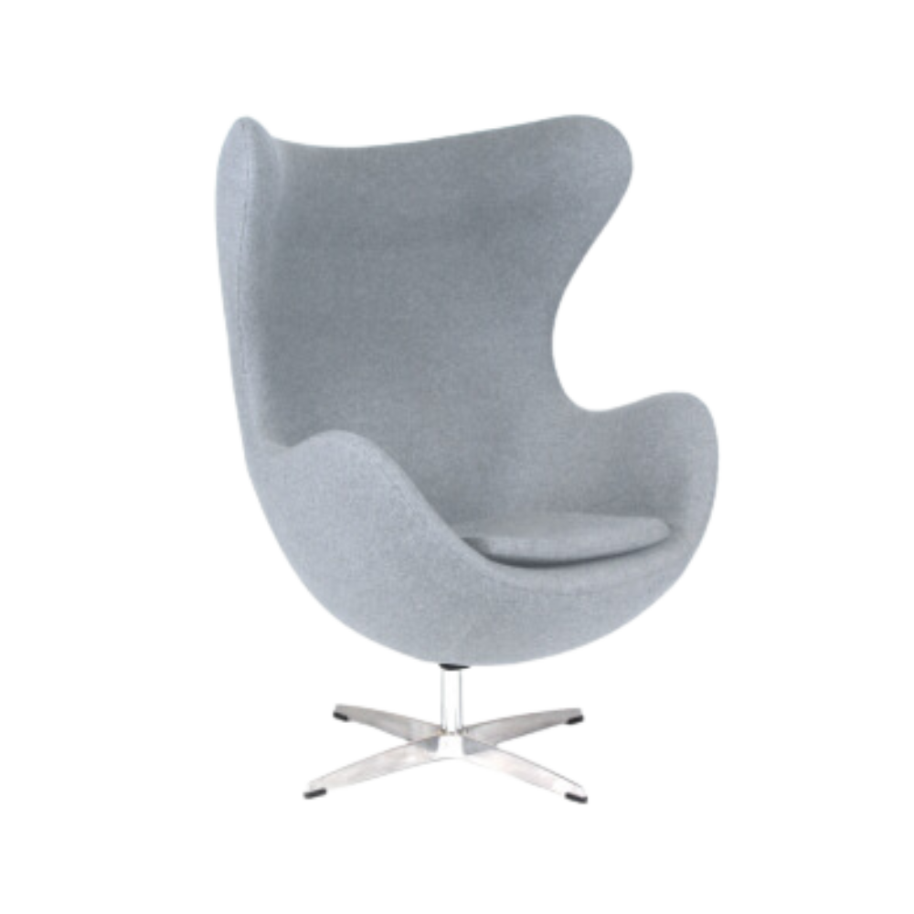 Disfruta de la comodidad y el estilo moderno del sillón EGG EN TELA. Con su diseño ergonómico, este sillón ofrece un soporte óptimo para la espalda y el cuello, y está tapizado en una suave y duradera tela que lo hace perfecto para relajarse y descansar después de un largo día. Convierte cualquier espacio en un oasis de confort con este sillón único Aura Muebles