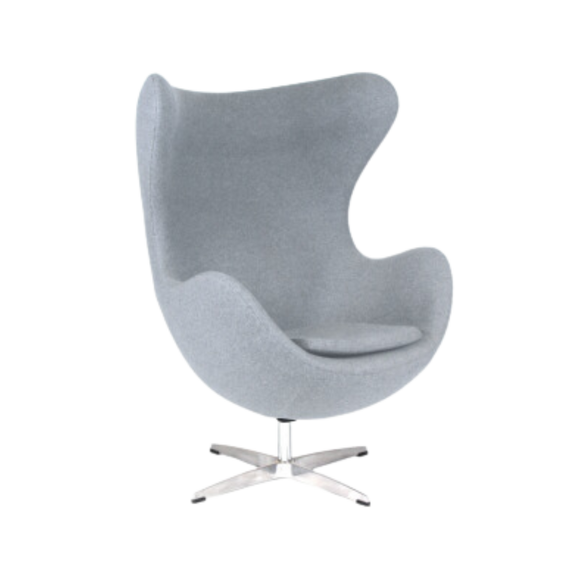 Disfruta de la comodidad y el estilo moderno del sillón EGG EN TELA. Con su diseño ergonómico, este sillón ofrece un soporte óptimo para la espalda y el cuello, y está tapizado en una suave y duradera tela que lo hace perfecto para relajarse y descansar después de un largo día. Convierte cualquier espacio en un oasis de confort con este sillón único Aura Muebles