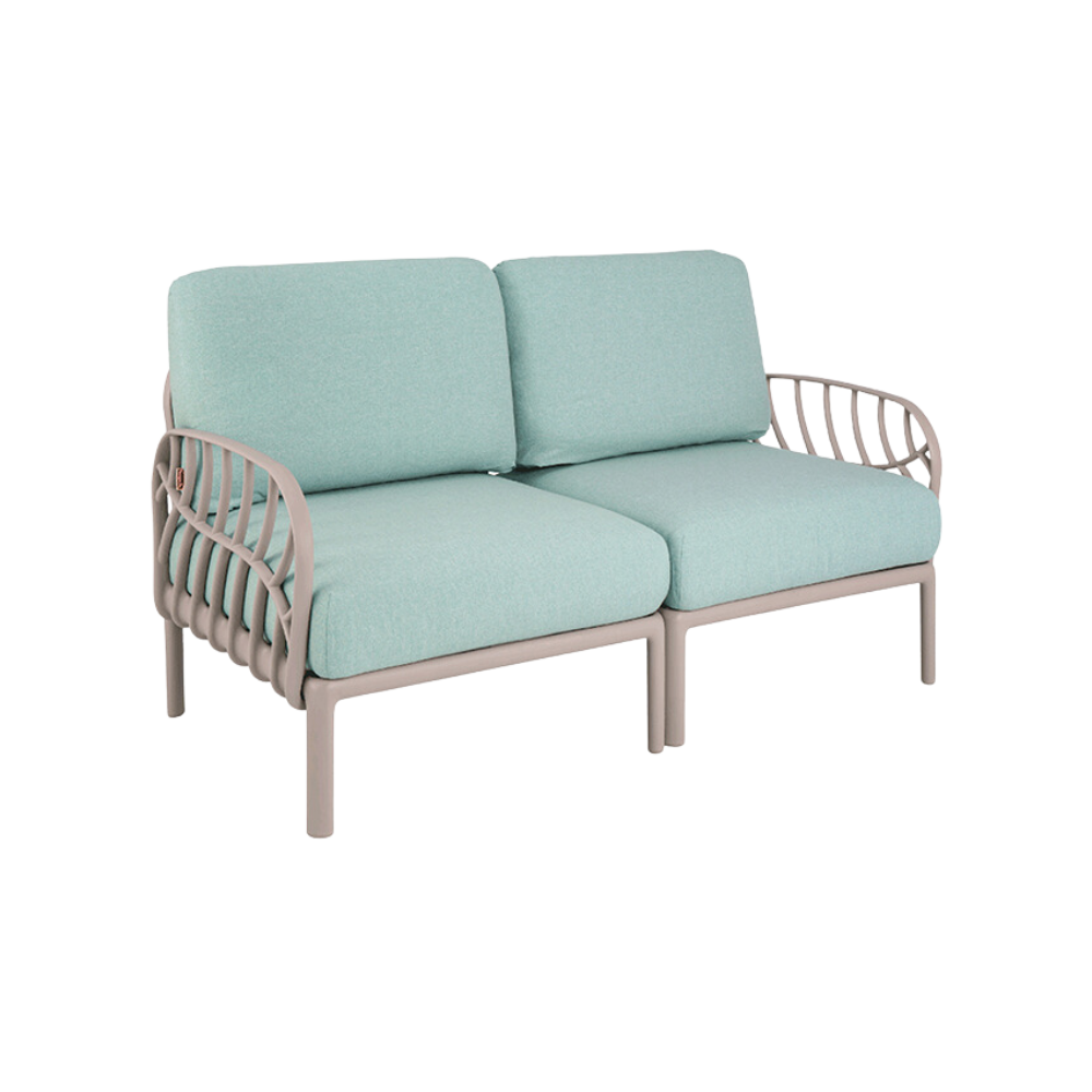 Sillón confortable LAUREL En polipropileno de alta resistencia y duración para intemperie e interior resistente a los rayos ultravioleta (UV) y al ambiente salino Aura Muebles modelo OHM-7215-LC