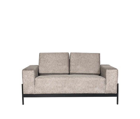 Sillón de visita modelo ARGOS-2P visto de frente, ideal para salas de espera