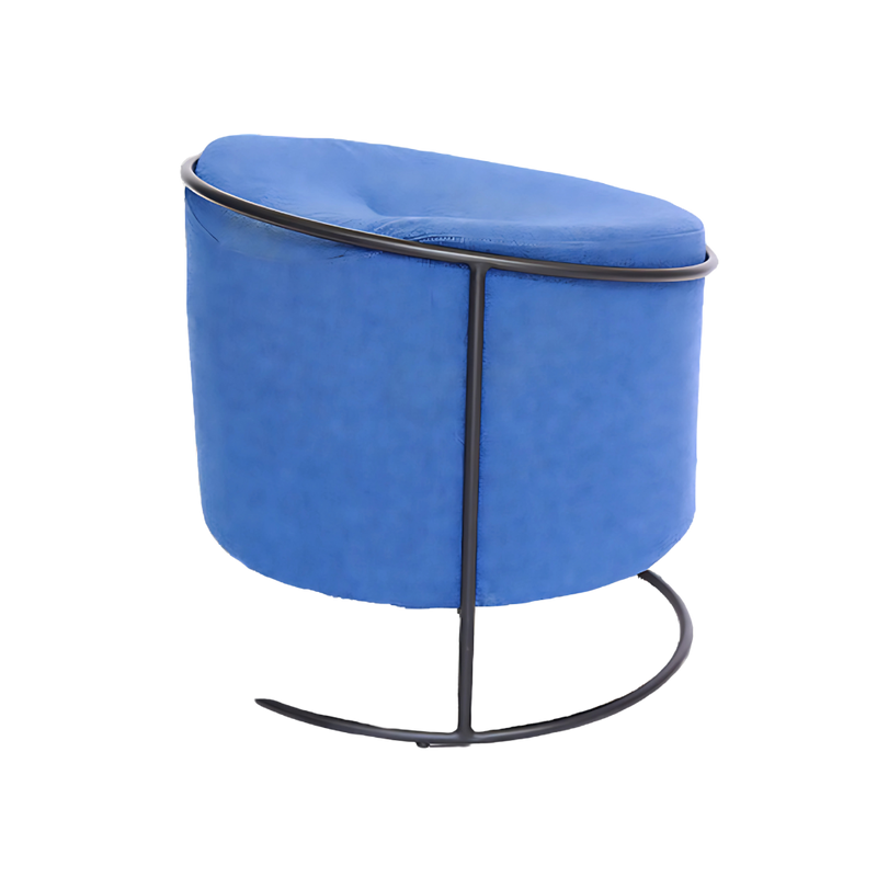 Sillón de visita confortable BUDI Asiento Base y armazón en madera de pino de primera calidad hule espuma laminado flexible con densidad de alta resilencia Tapiz de Poliéster Aura Muebles modelo OHM-132