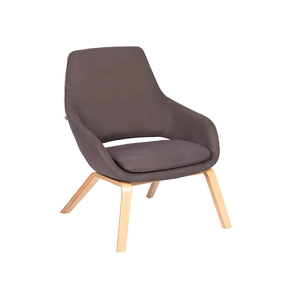 El sillón de visita contract modelo AURA BASE MADERA combina elegancia y confort, ideal para oficinas y salas de espera. ¡Eleva tu ambiente profesional con nuestra amplia gama de sillones de visita!.