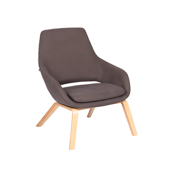 El sillón de visita contract modelo AURA BASE MADERA combina elegancia y confort, ideal para oficinas y salas de espera. ¡Eleva tu ambiente profesional con nuestra amplia gama de sillones de visita!.