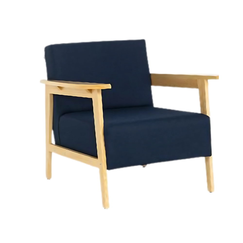 Sillón de visita MARRUECOS-1P en ángulo, ideal para espacios corporativos o salas de espera