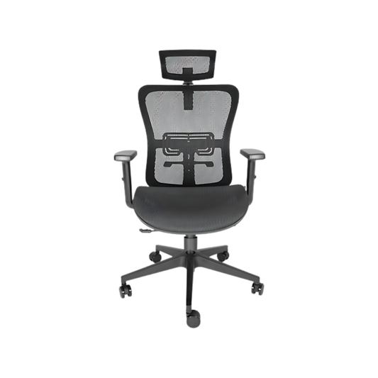 Descubre el sillón ejecutivo modelo DRACO OHE-605 en color negro de Aura Muebles. Trabaja cómodamente durante horas con este sillón ejecutivo ergonómico y elegante.