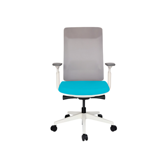 Encuentra el sillón ejecutivo perfecto para tu oficina con el Modelo QUO OHE-803 de Aura Muebles de Guadalajara. Diseño moderno y elegante en color blanco.