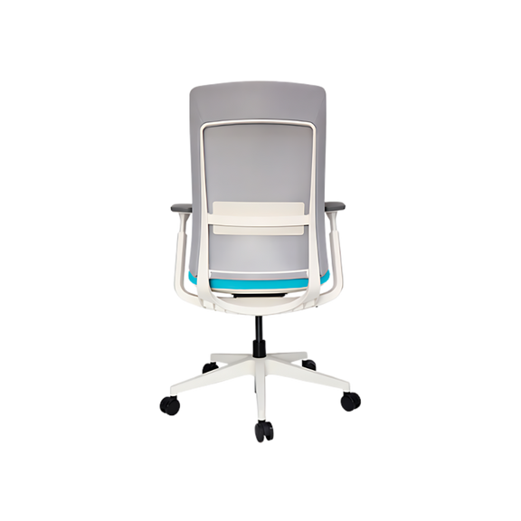 Encuentra el sillón ejecutivo perfecto para tu oficina con el Modelo QUO OHE-803 de Aura Muebles de Guadalajara. Diseño moderno y elegante en color blanco.