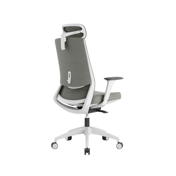 Compra el Sillón Ejecutivo Royal White respaldo alto: malla NeoMesh, cabecera 3D, brazos 4D y asiento en poliuretano. Diseño premium para oficinas modernas.