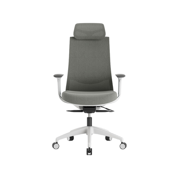 Compra el Sillón Ejecutivo Royal White respaldo alto: malla NeoMesh, cabecera 3D, brazos 4D y asiento en poliuretano. Diseño premium para oficinas modernas.