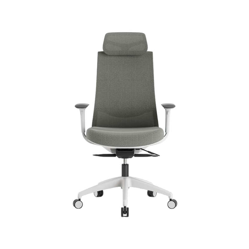 Compra el Sillón Ejecutivo Royal White respaldo alto: malla NeoMesh, cabecera 3D, brazos 4D y asiento en poliuretano. Diseño premium para oficinas modernas.