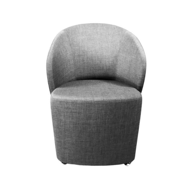Sillón lounge gris modelo ALEX para recepción Aura Muebles