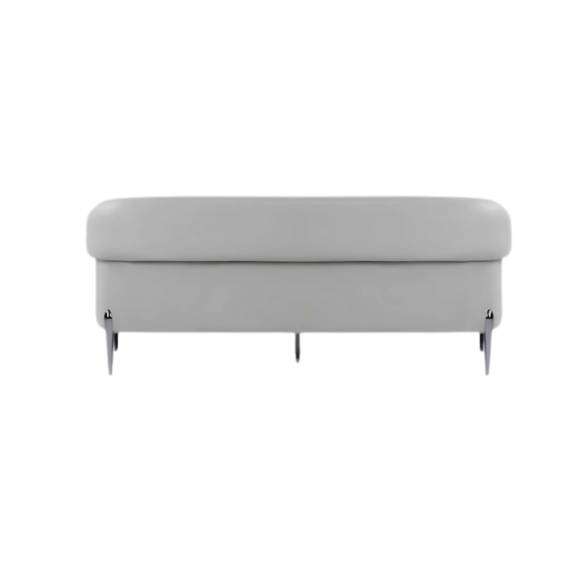 Sofá confortable AMELIA Armazón en base a madera de haya natural de primera calidad en espesor de 40 mm, Uniones fijas con adhesivo y grapas de acero fuentes brazos y respaldos con recubrimiento de espuma firme en poliuretano flexible Aura Muebles modelo OHM-41003