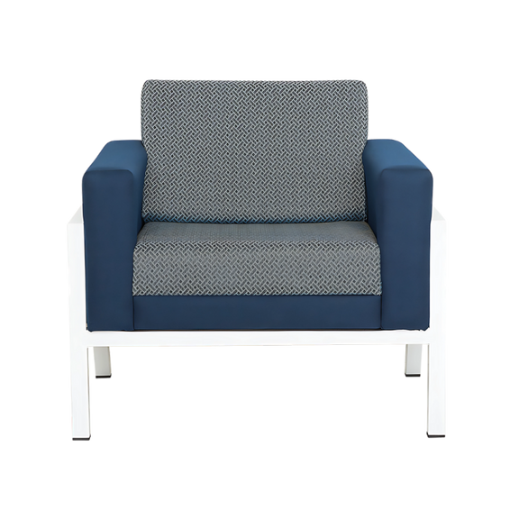 Sofá confortable Estructura en madera de pino solida de 21 mm. de primera calidad estructura ligada con bandastic rafia entretejida al resorte y bastidor para mayor firmeza Aura Muebles modelo ATENAS-1P